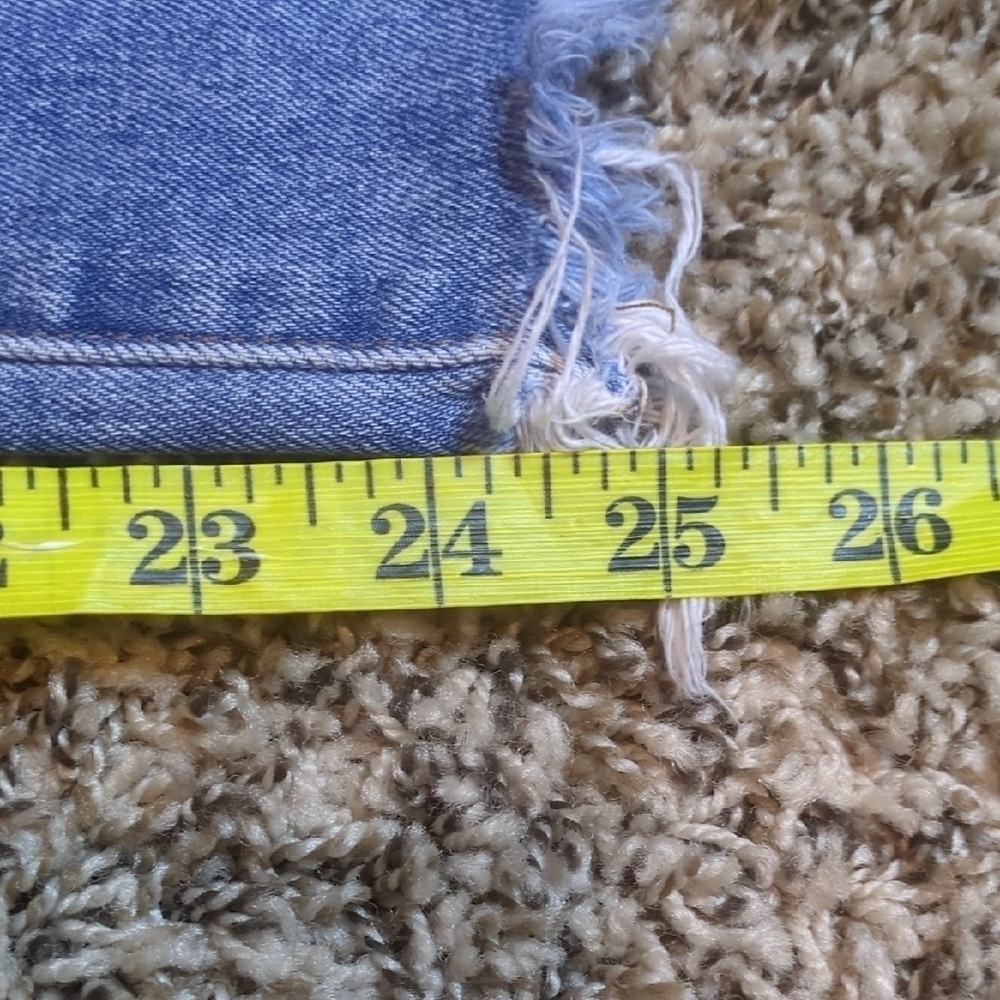 Madewell women's medium blue high rise the perfect vintage distressed jeans - Picture 9 of 11